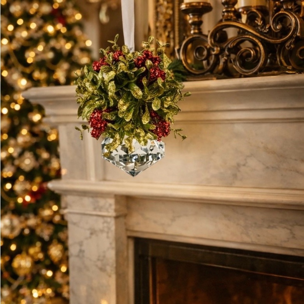 New - Mistletoe Christmas Ornament